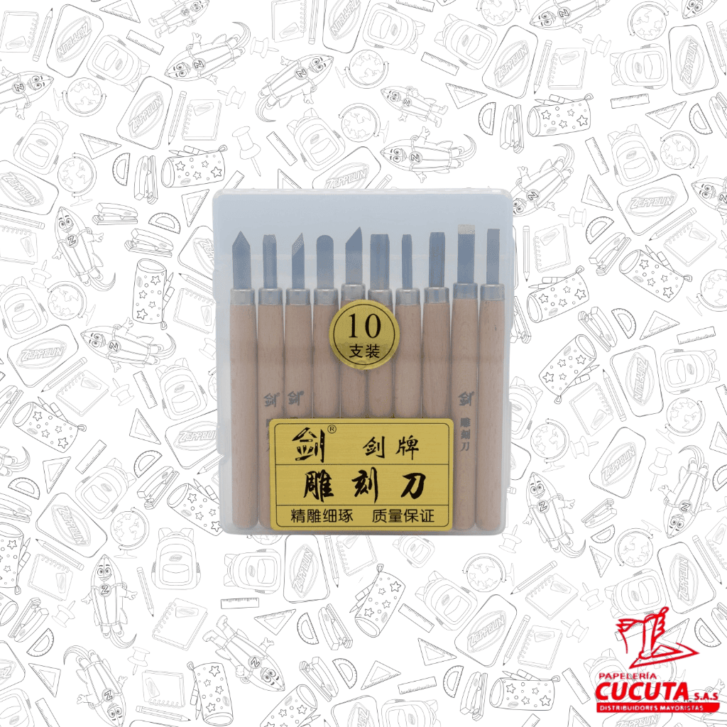 GUBIAS EN CAJA ACRILICA X 10 R/F  KD-010S CLARK