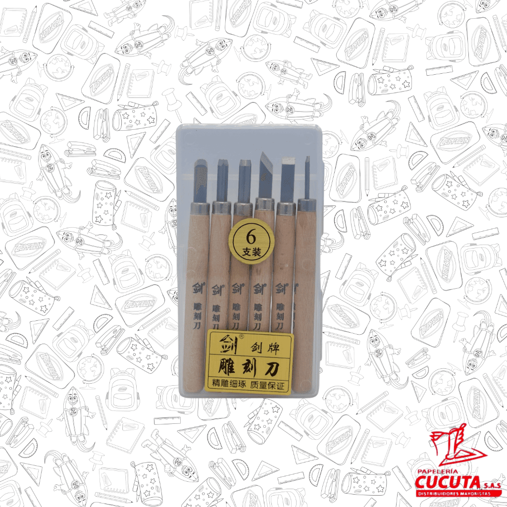 GUBIAS EN CAJA ACRILICA X 6 R/F KD- 06S CLARK
