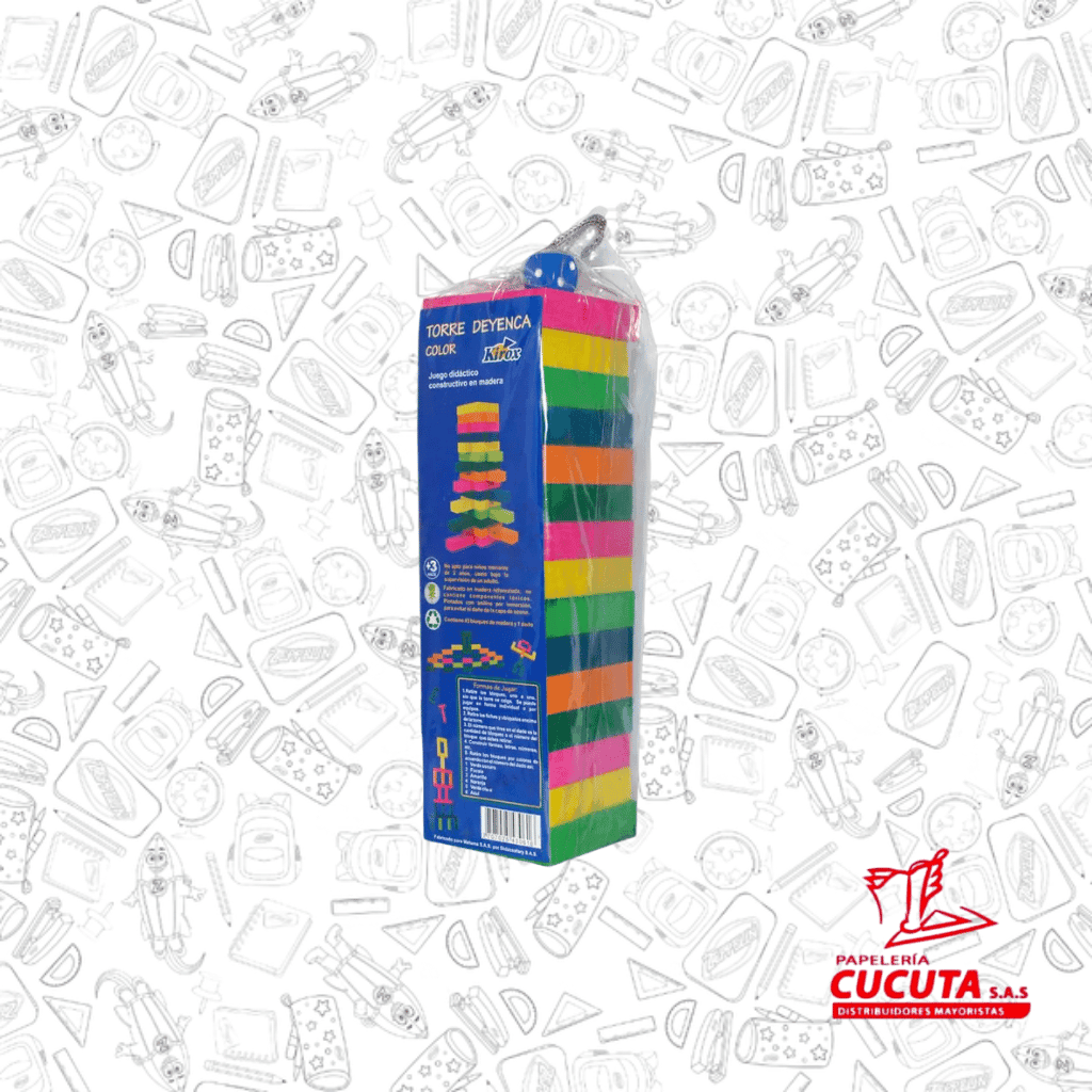 TORRE YENGA GDE COLOR Y NUMEROS