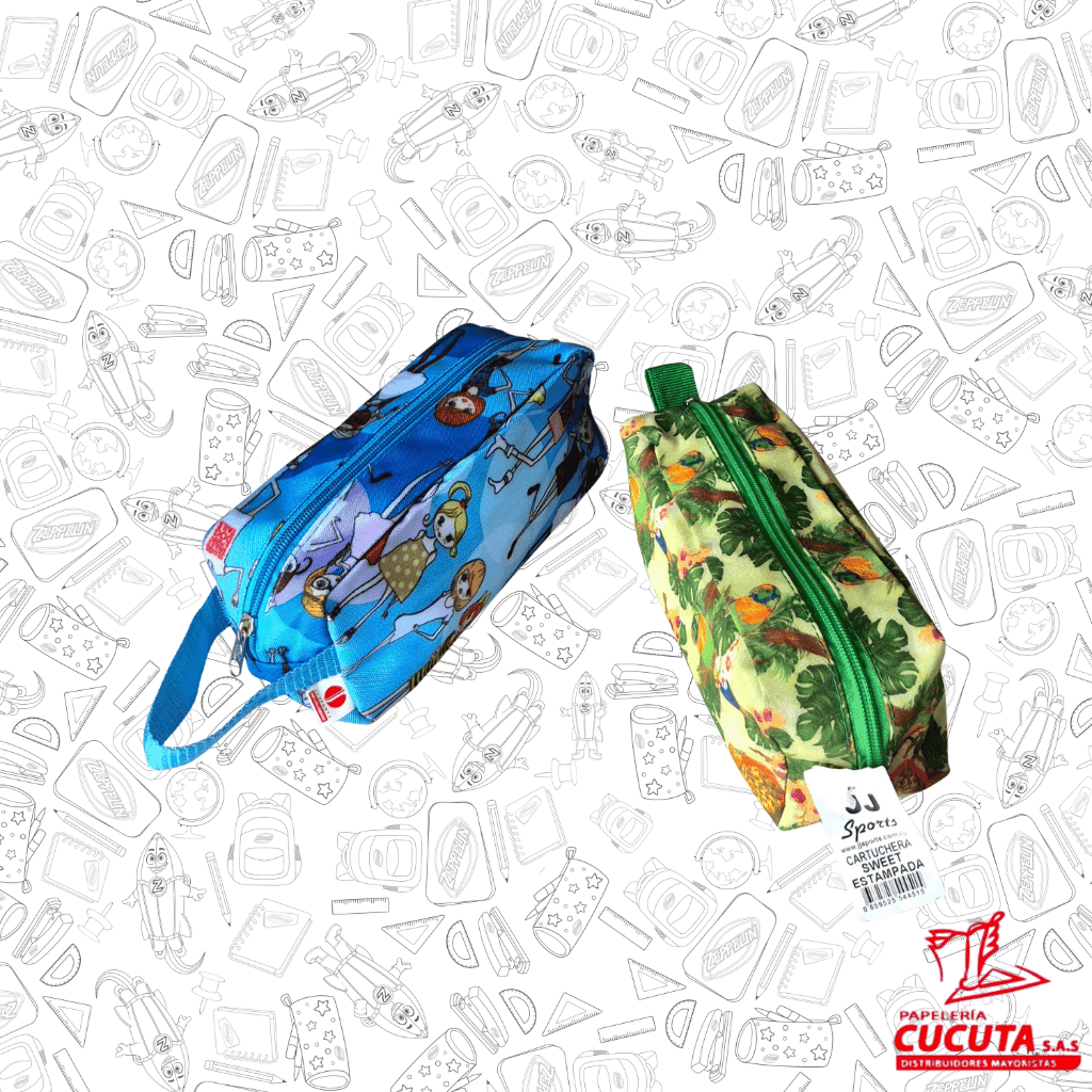CARTUCHERA SWEET ESTAMPADA J.J