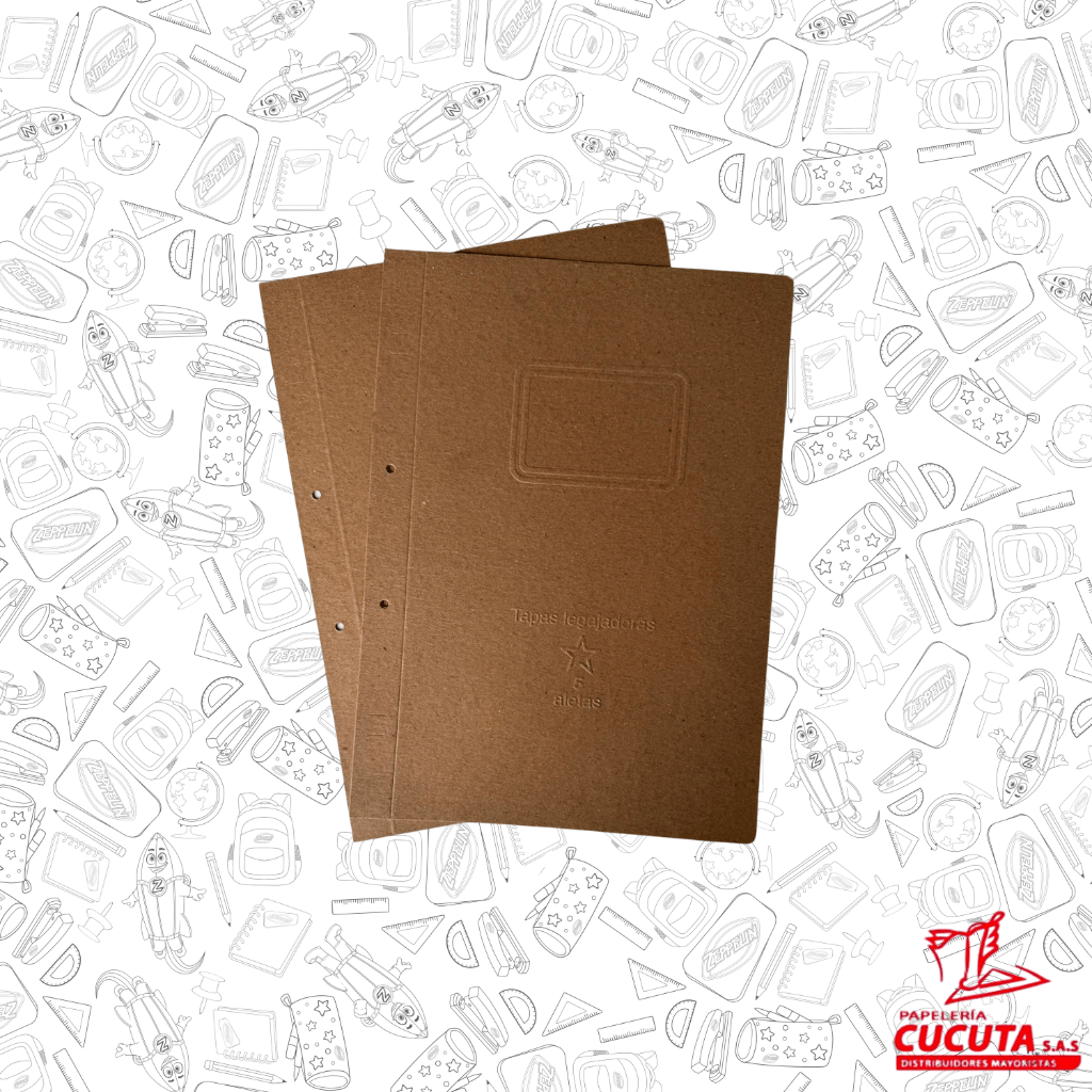 CARPETA 2 TAPAS LEGAJADORA OFICIO CAFE CRAF