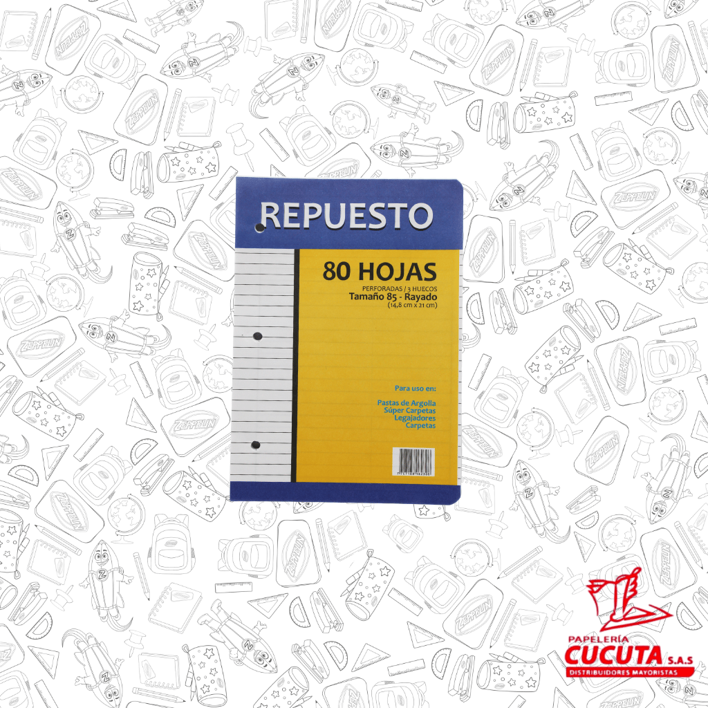 REPUESTO FOLDER 85 RAYAS