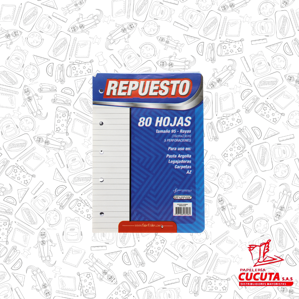 REPUESTO FOLDER 95 RAYAS