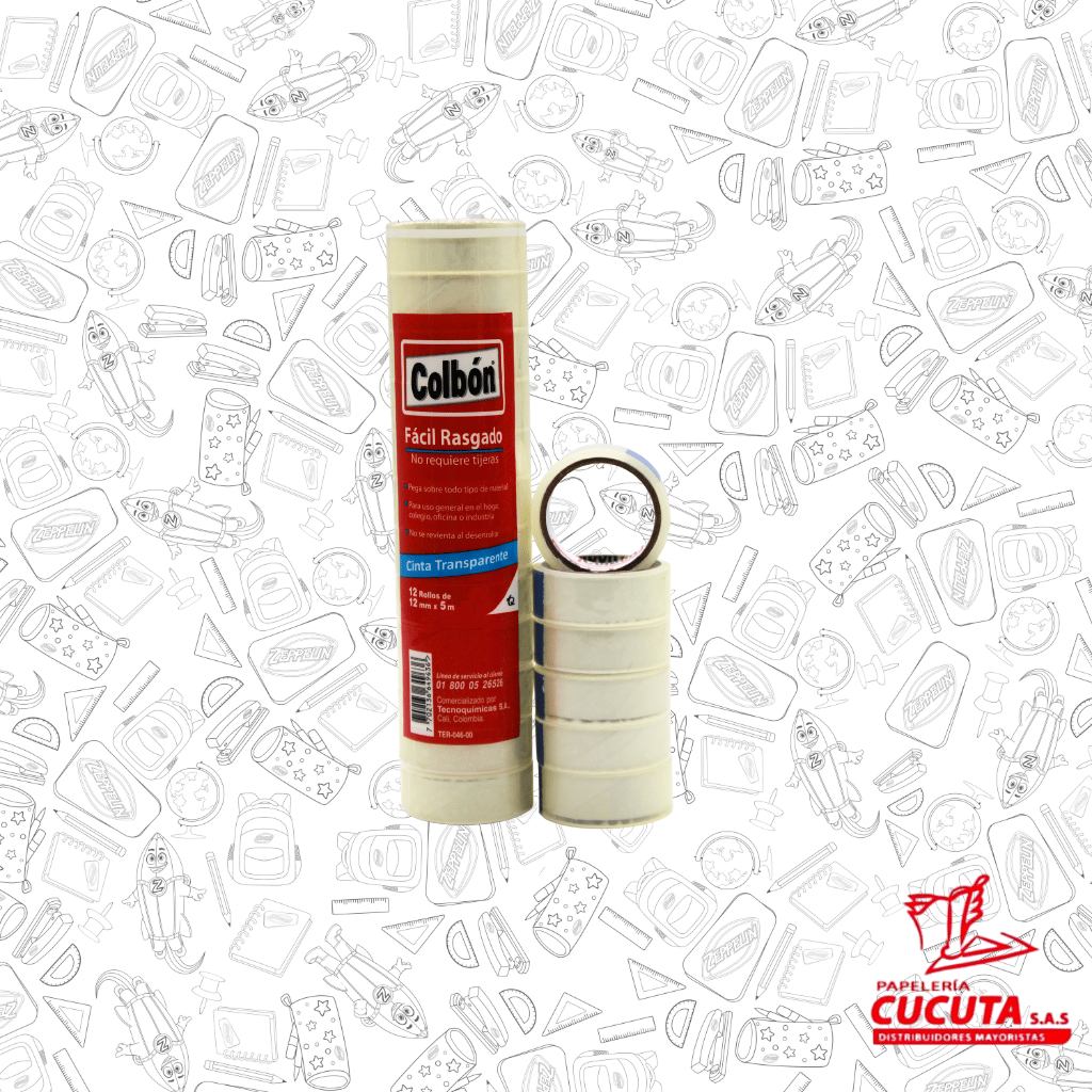 CINTA TRANSPARENTE 12 X 5 COLBON