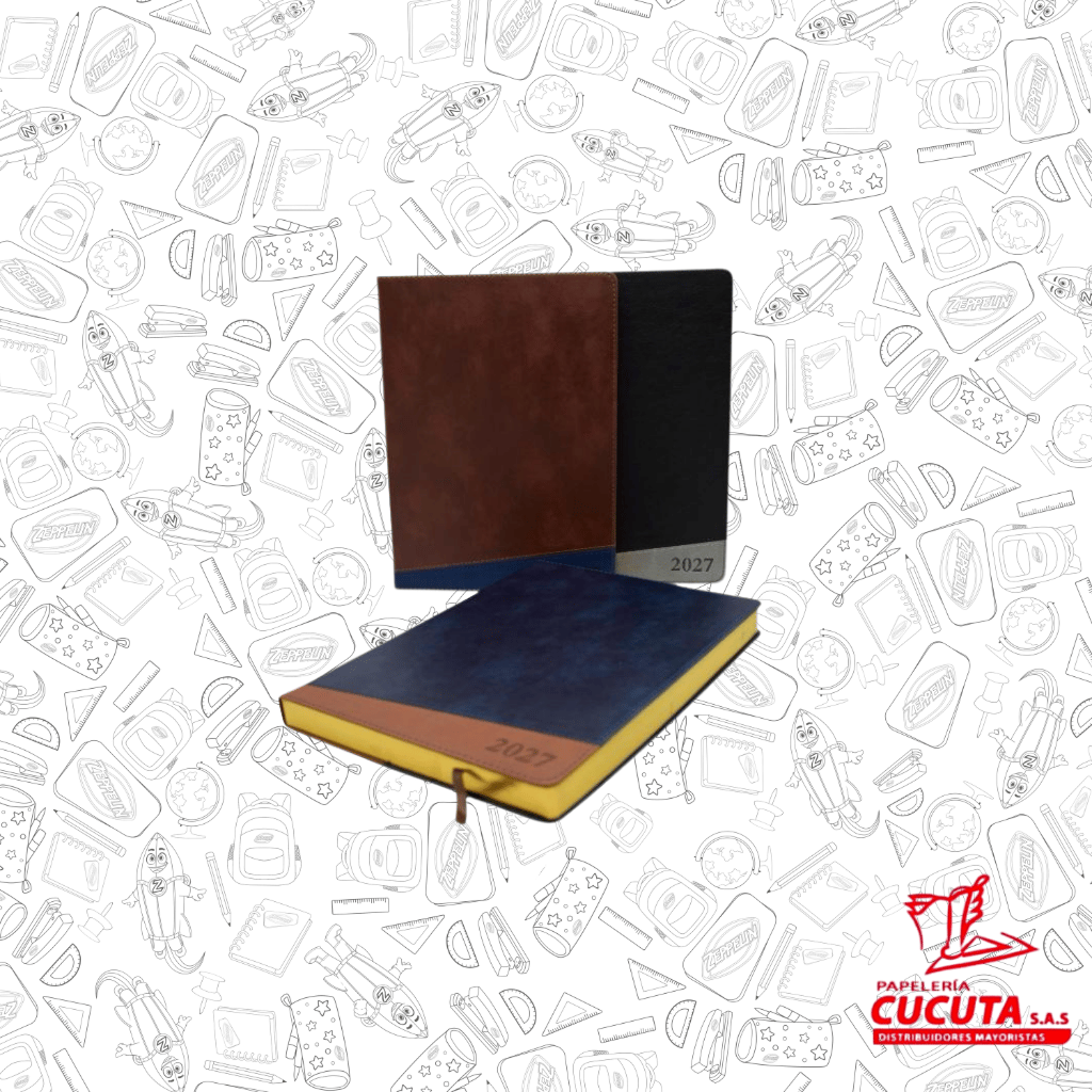 AGENDA EJECUTIVA BORDE DORADO 2027 22309-20 B-24 PCX50
