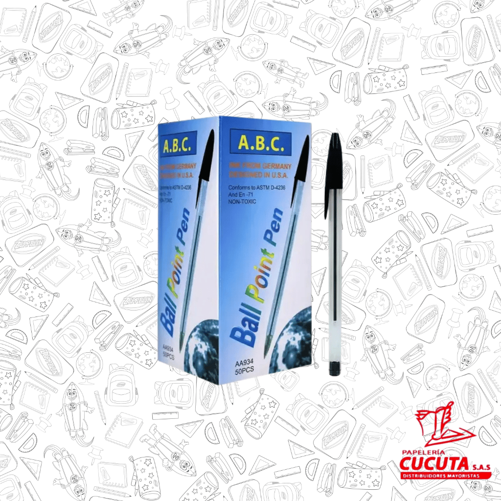 BOLIGRAFO ABC Y ROYAL ROJO Y AZUL CAJA X 50 ECONOMICO