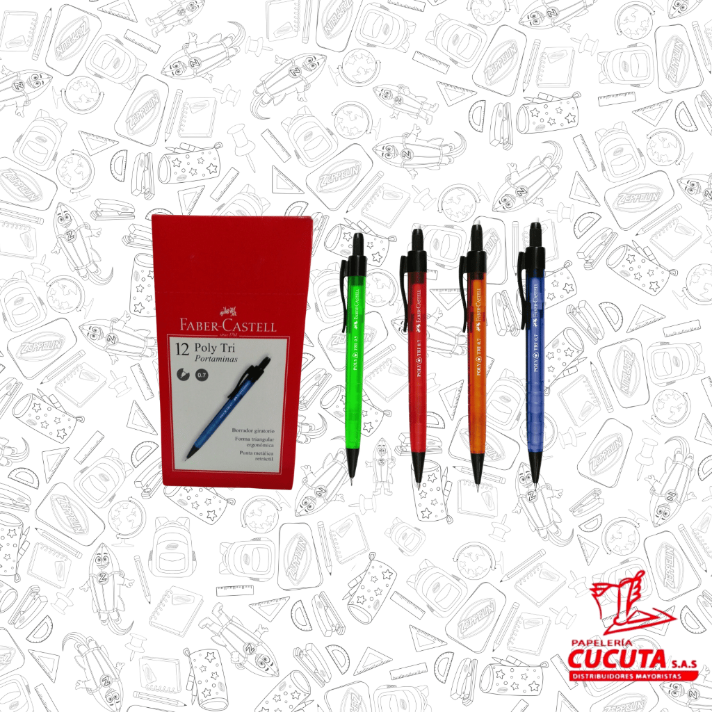 PORTAMINAS POLY TRI 0.7 FABER CASTELL