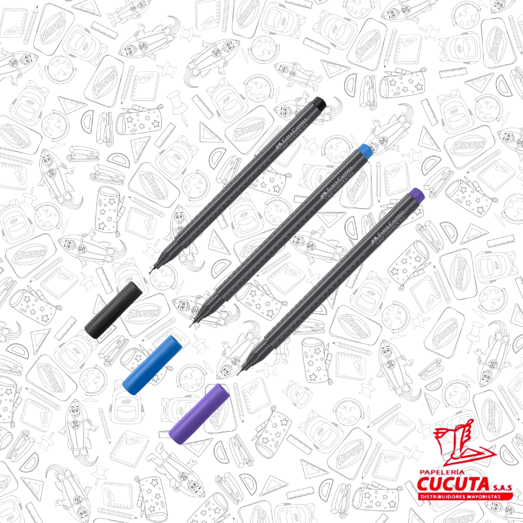 GRIP FINEPEN 0.4 FABER MICROPUNTA SURTIDO