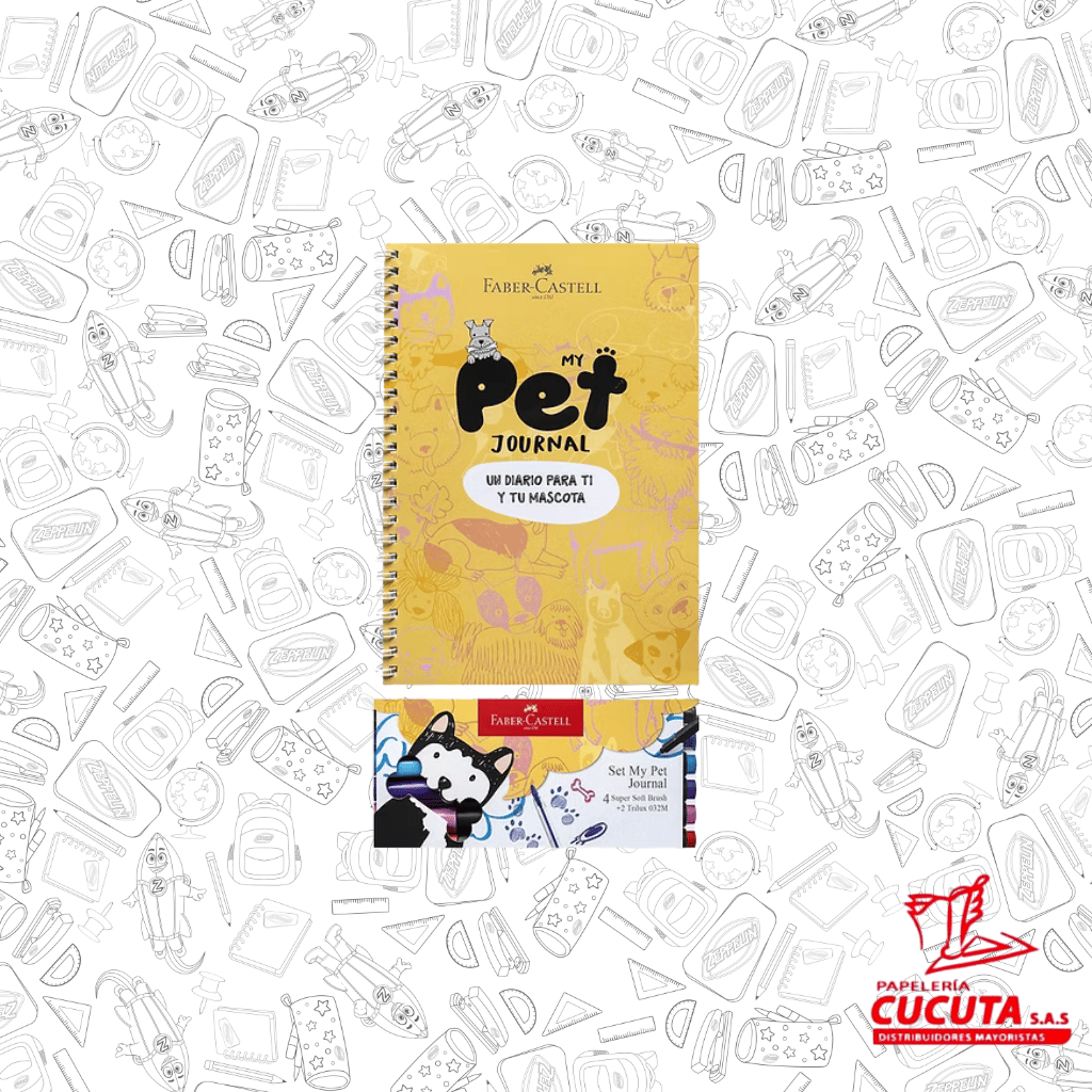 SET DE DIARO PARA TI Y TU MASCOTA FABER-CASTELL vista 2