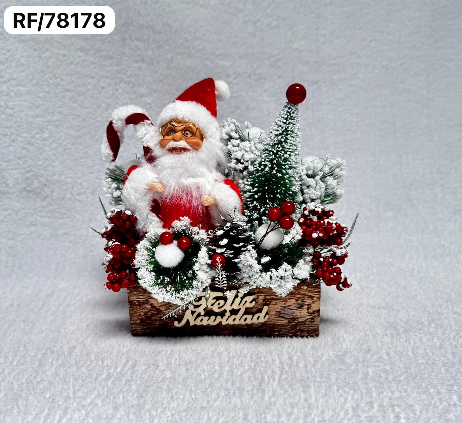 PAPA NOEL R/F 78178 NAVIDAD 22 CM