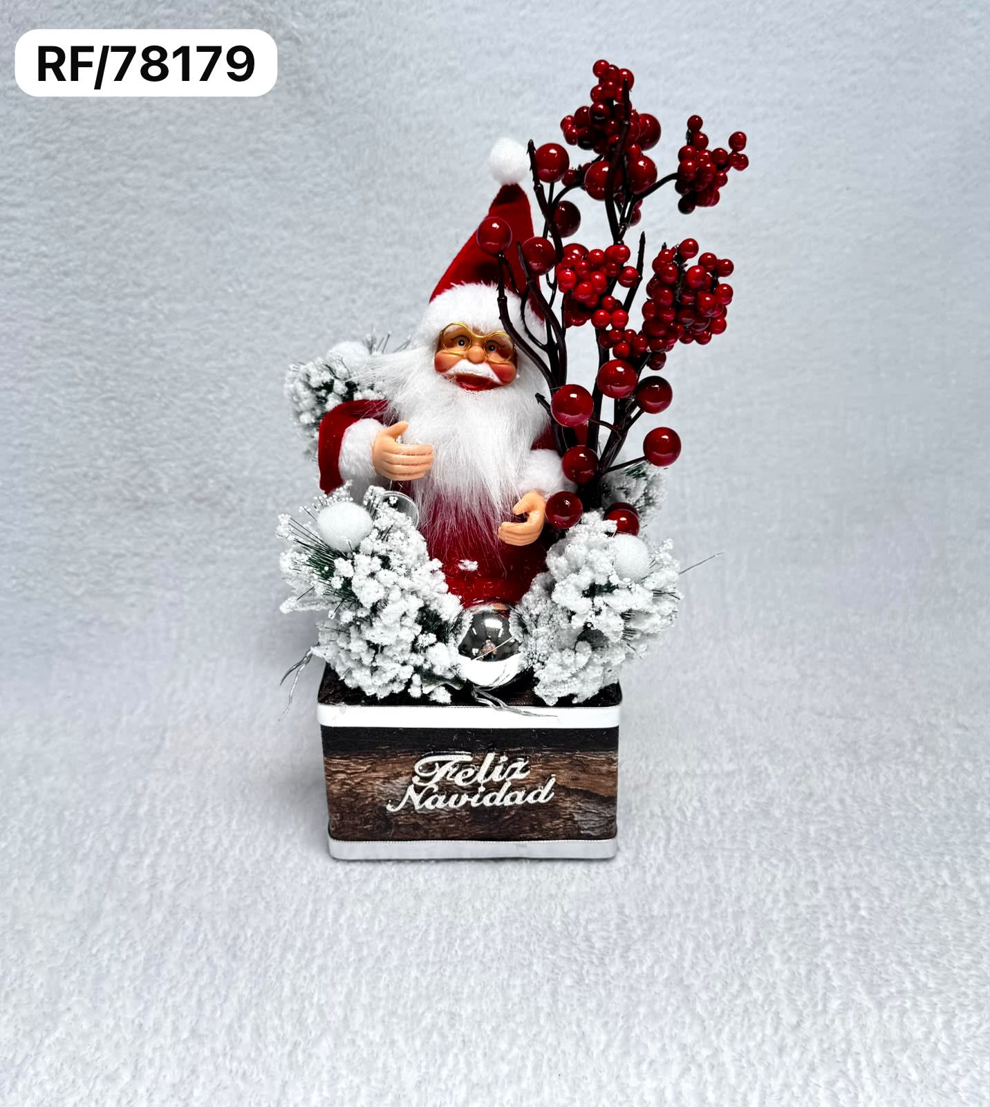 PAPA NOEL R/F 78179 NAVIDAD 30 CM