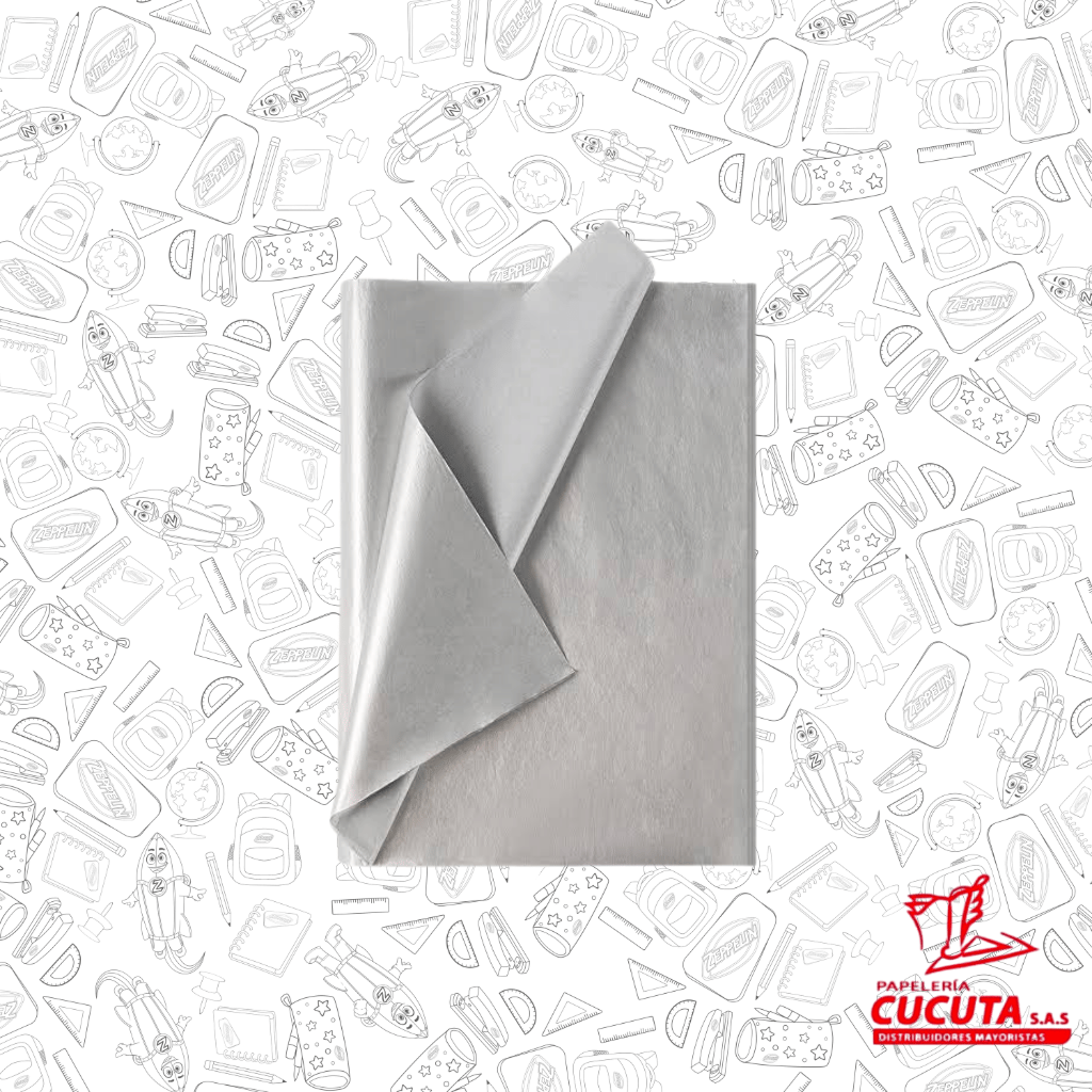 PAPEL GLOBO PLATA