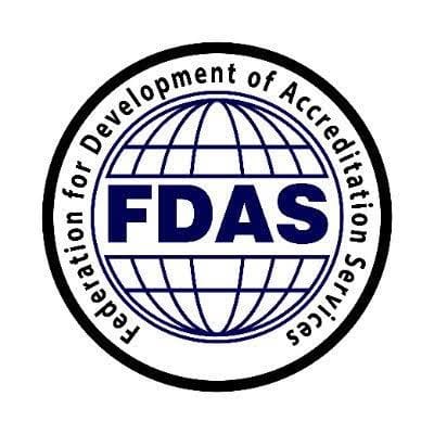 FDAS Accreditation Certificate