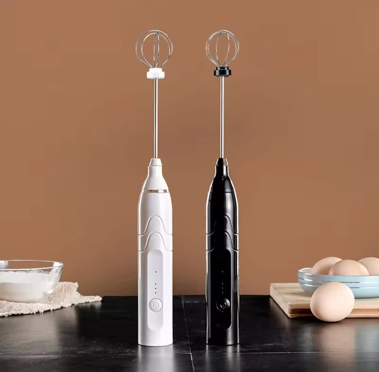 USB Rechargeable Electric Coffee Frother Milk Foamer