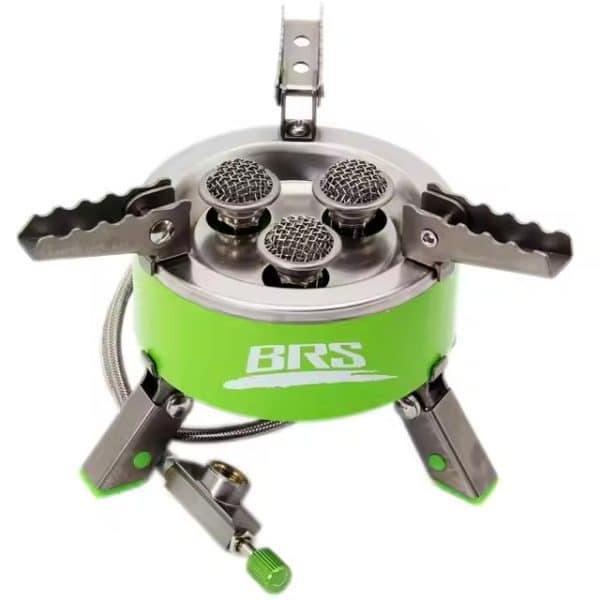 BRS-73 Folding Gas Stove – Portable 3-Burner Outdoor Camping Stove (4200W, Butane/LPG) thumbnail 2