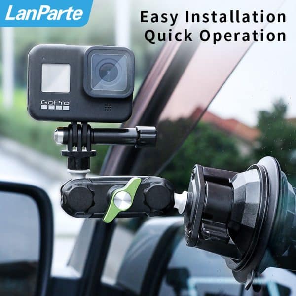 3-in-1 Car Holder Suction Mount for Phone & Action Camera thumbnail 3