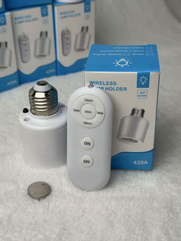 E27 Remote Control Lamp Holder