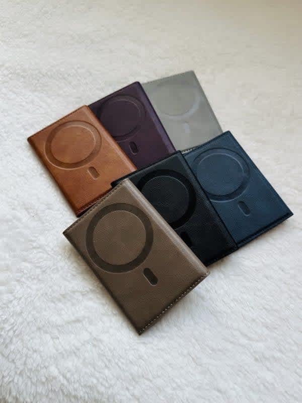 PU Leather Magnetic Card Holder Wallet Case for iPhone thumbnail 4