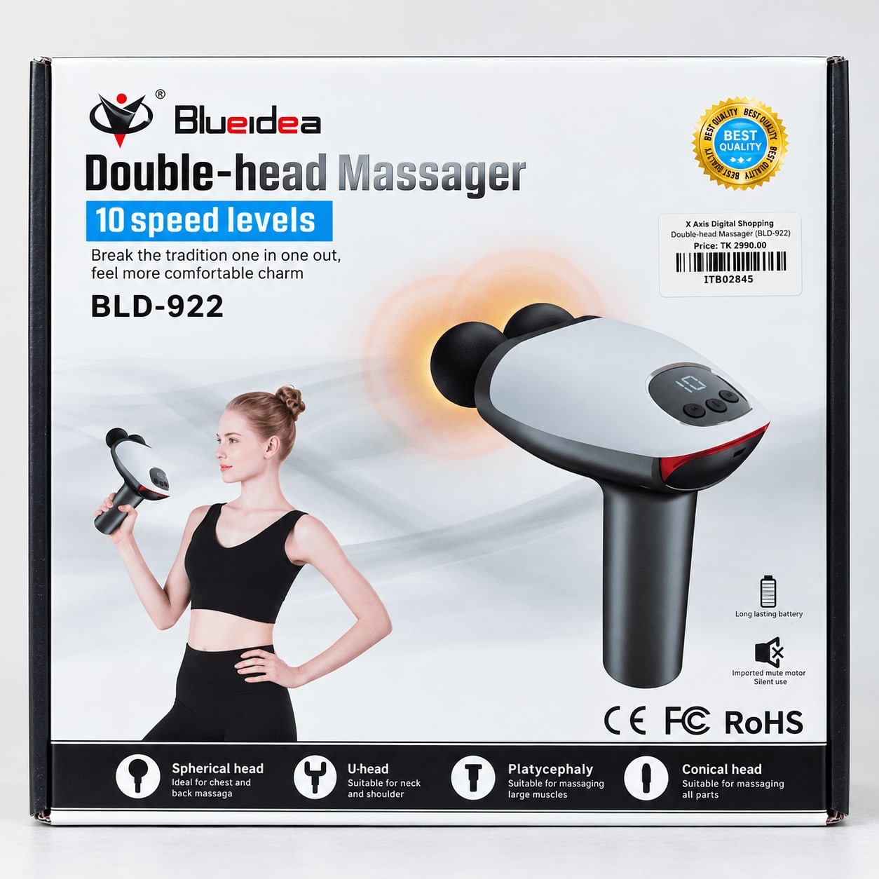 Blueidea Double Head Massager BLD-922