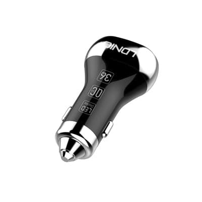 LDNIO C2 36W LED Display Dual USB Car Charger thumbnail 4