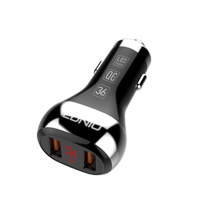 LDNIO C2 36W LED Display Dual USB Car Charger thumbnail 5