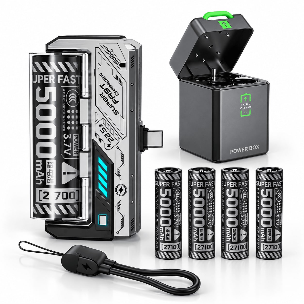 PD 22.5W 20000mAh Power Bank with Power Box