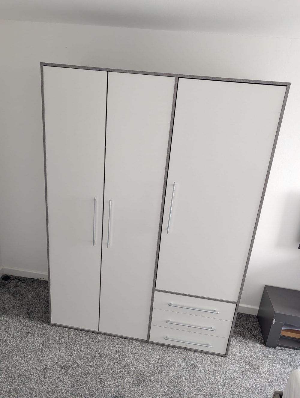 Completed large wardrobe assembly