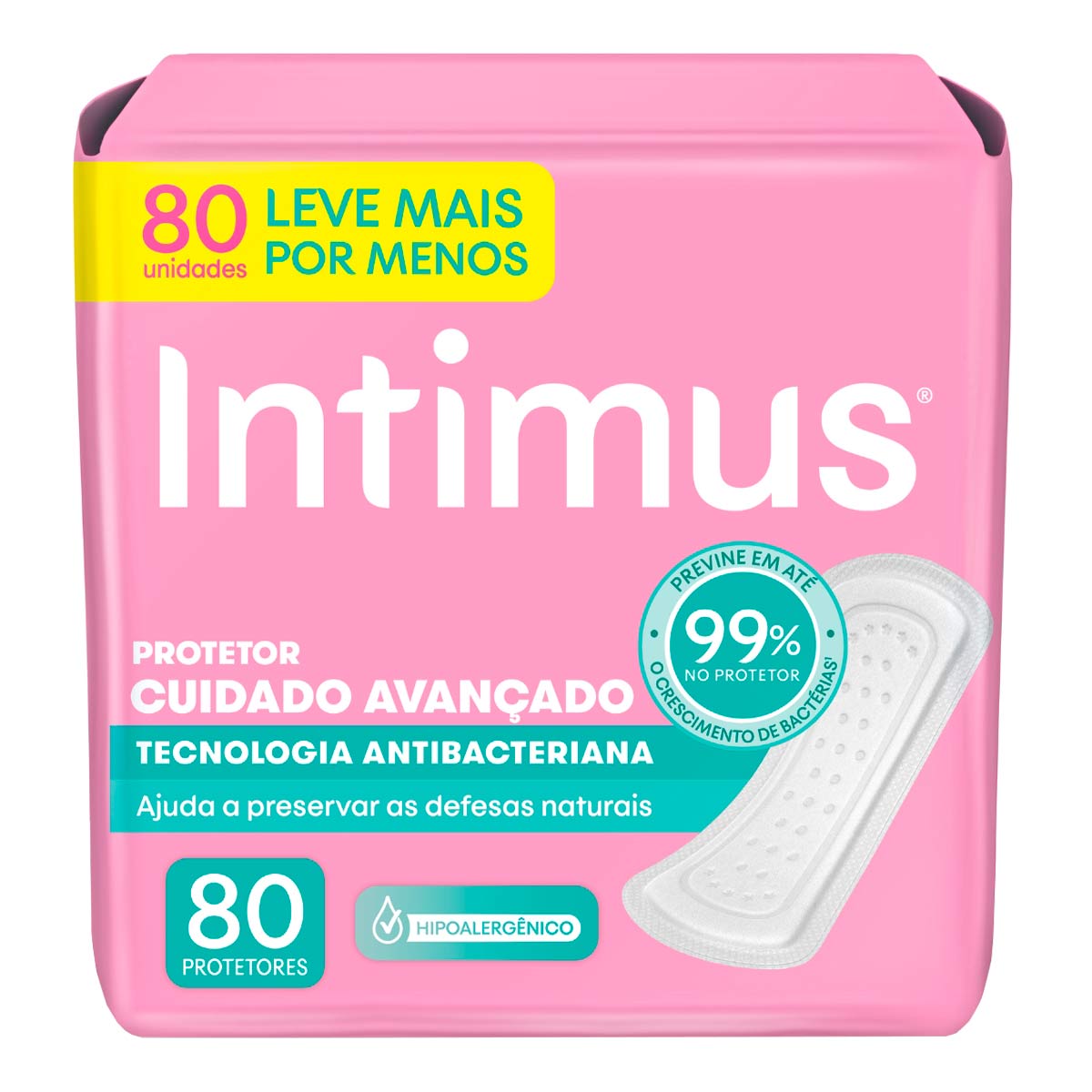 ABS INTIMUS PROT DIARIO 80UN ANTIBACTERIANA(E)