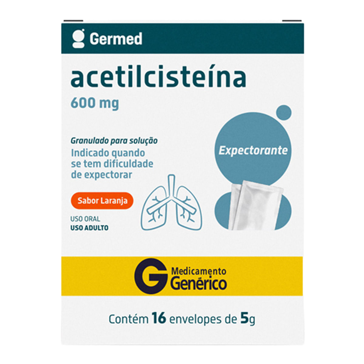 ACETILCISTEINA 600MG C/16