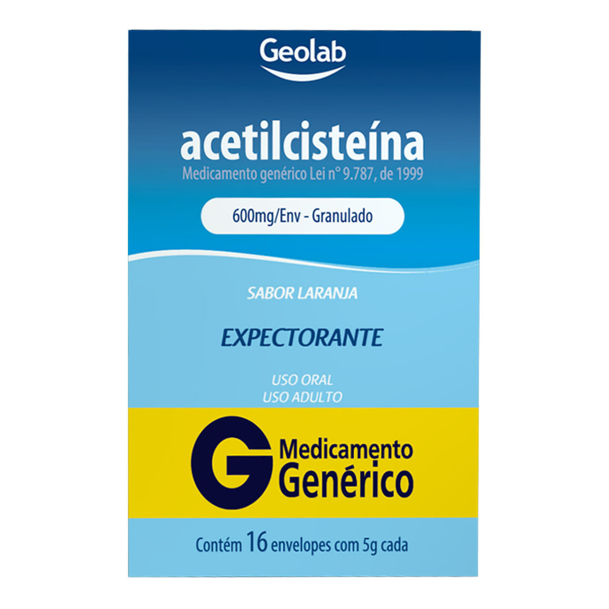 ACETILCISTEINA 600MG C/16 ENV