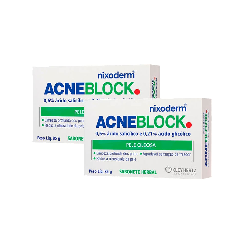 ACNEBLOCK SABONETE HERBAL 1X85G