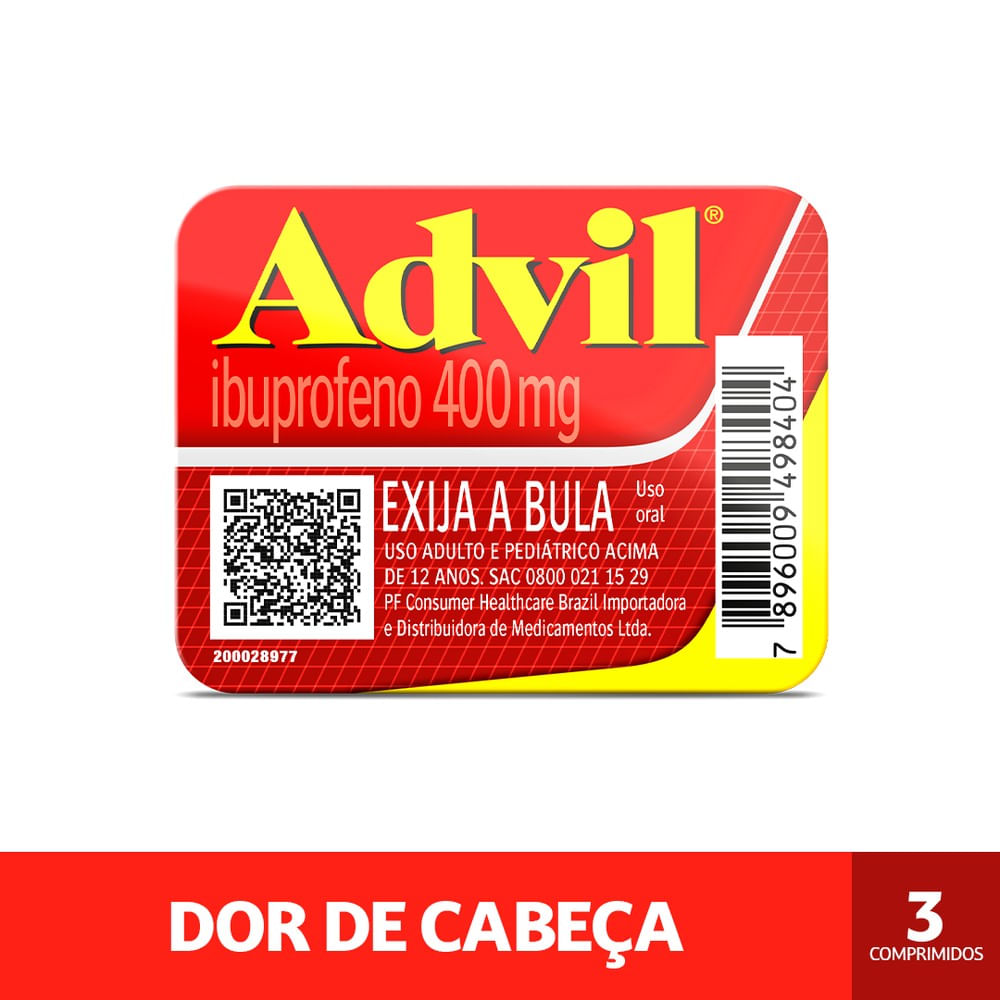 ADVIL 400MG C/3