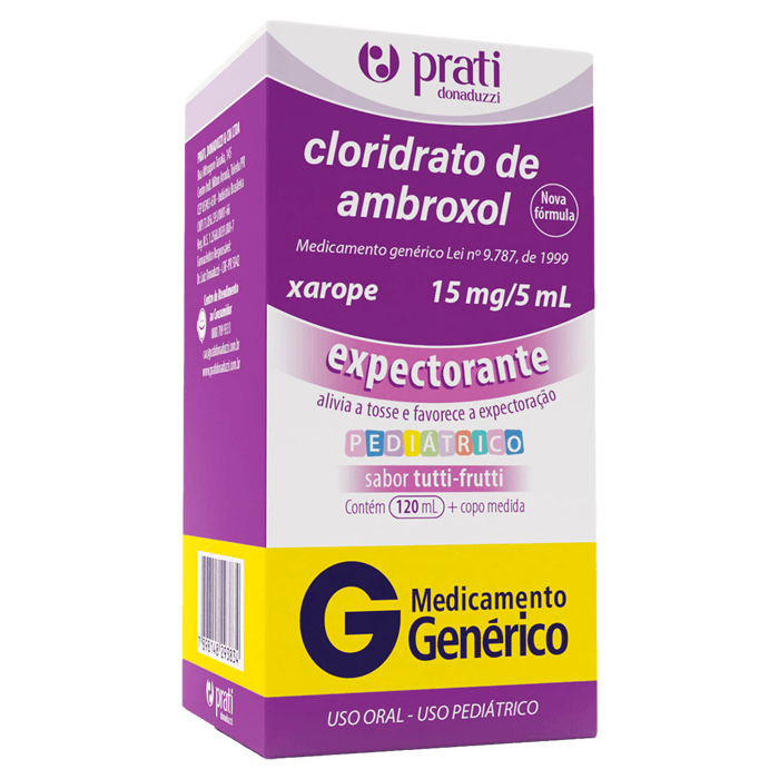 AMBROXOL CLD 15MG/5ML XPE PL 120ML