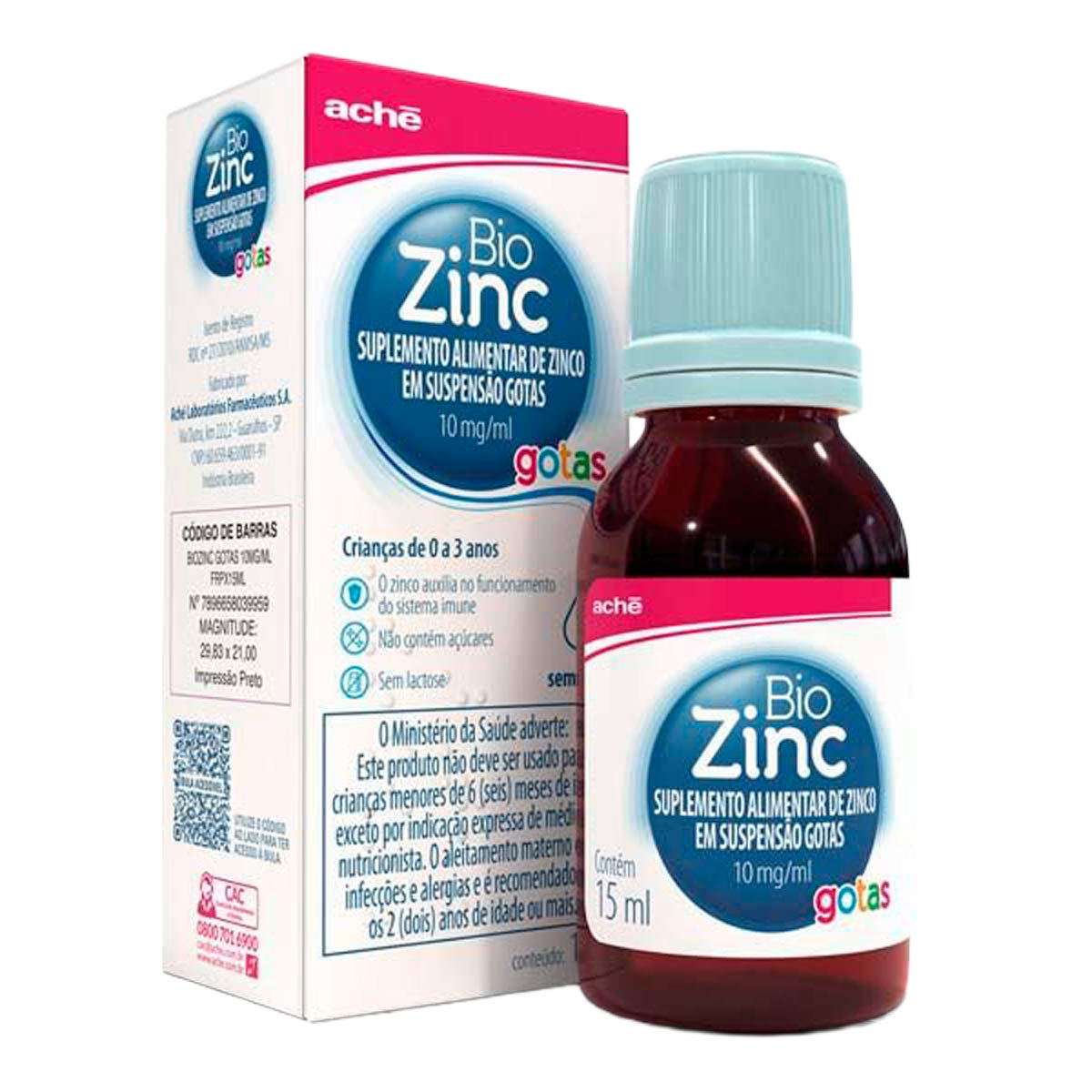 BIOZINC GOTAS 10MG/ML 15ML-DEMAIS PROD