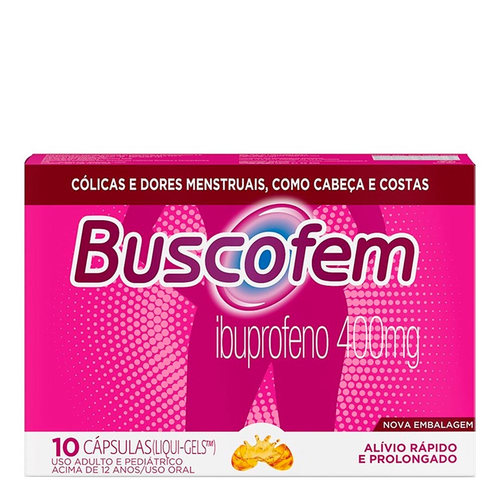 BUSCOFEM 400MG C/10