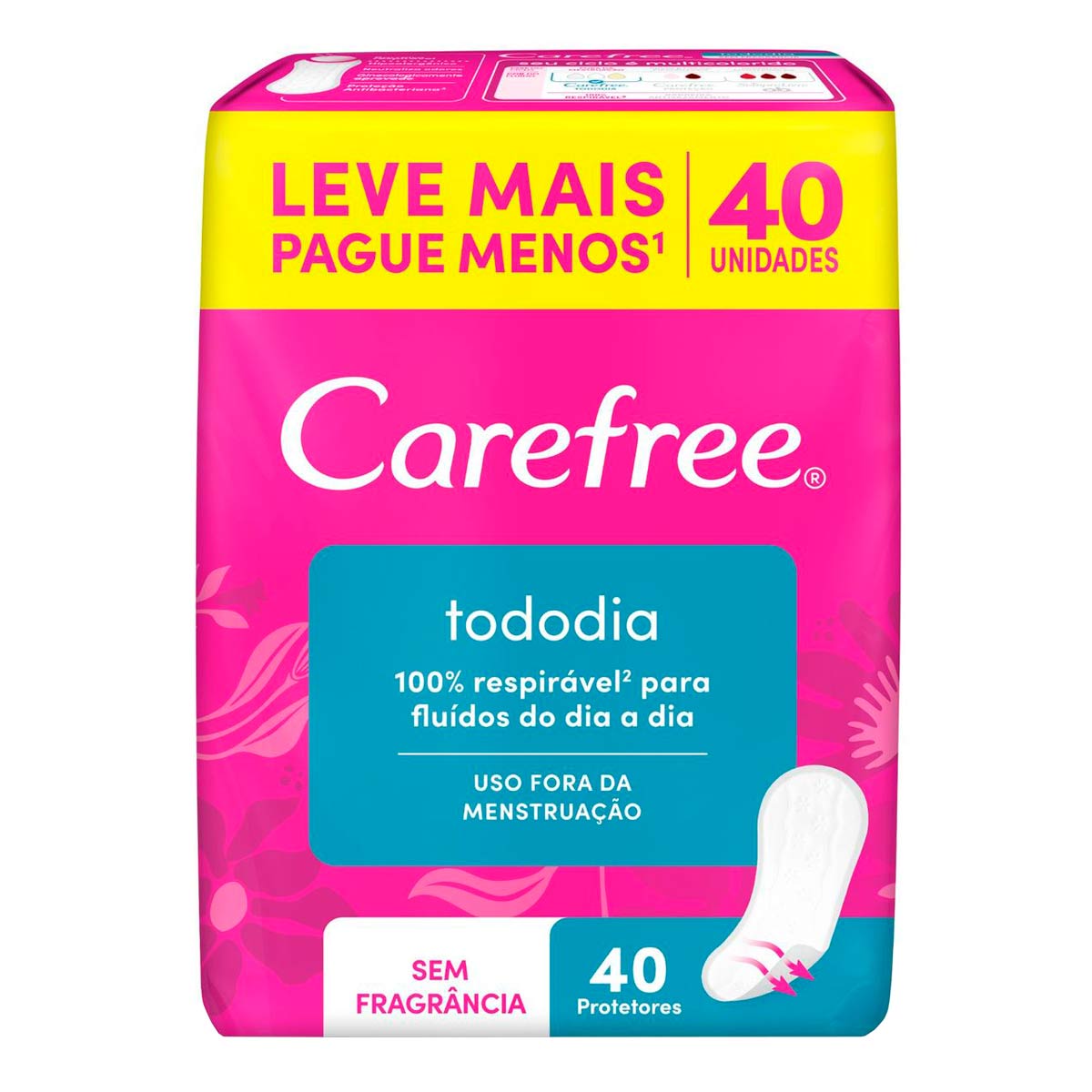 CAREFREE ABS.BRISA S/PERFUME C/40