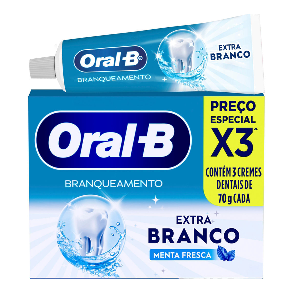 CD ORAL-B EX FRESH 3X70G EXTRA BCO(E)