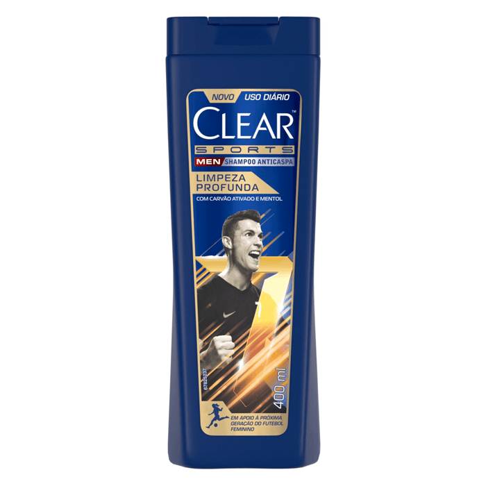 CLEAR SH.MASC LIMPEZA PROFUNDA 400ML
