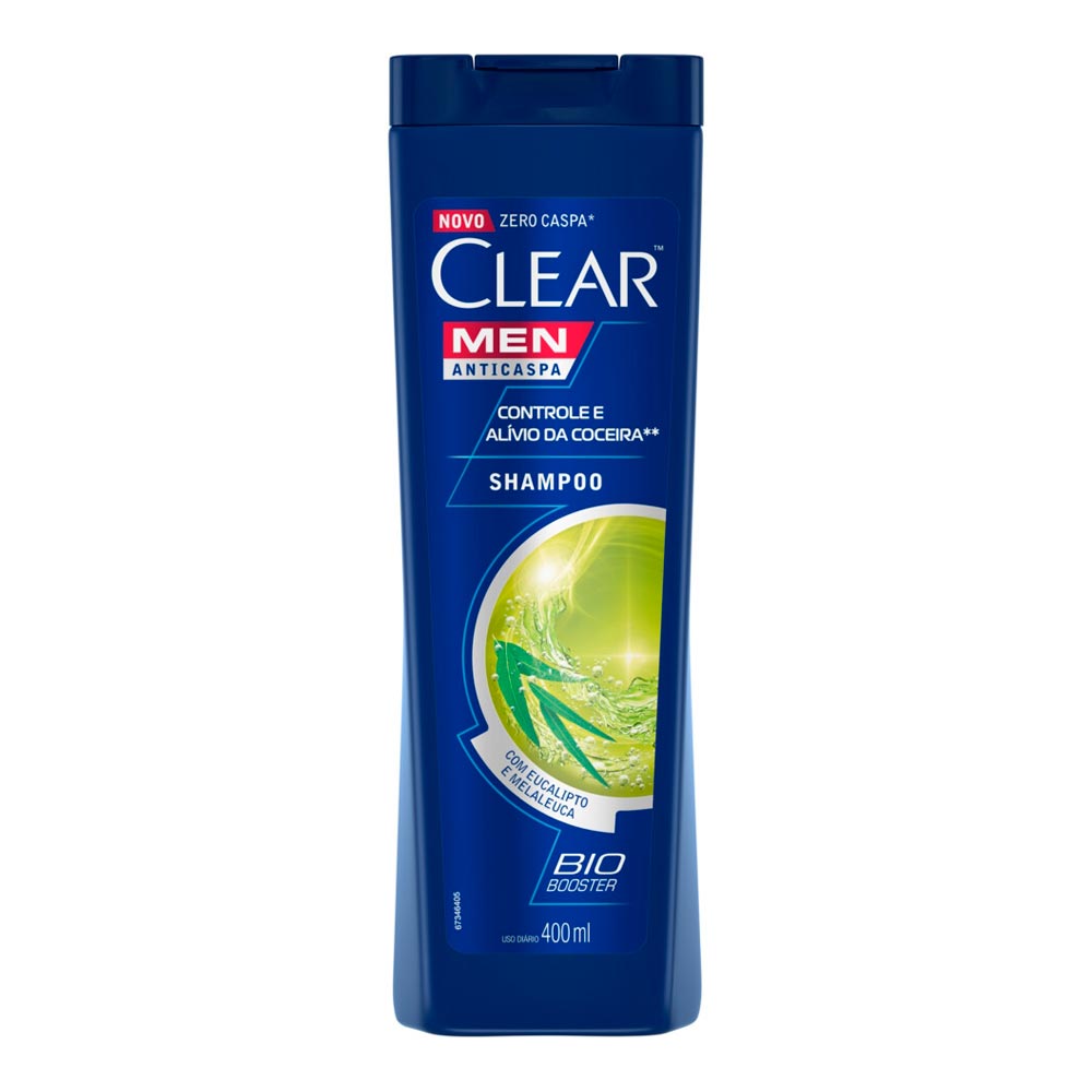 CLEAR SH.MASC.CONTROLE DA COCEIRA 400ML