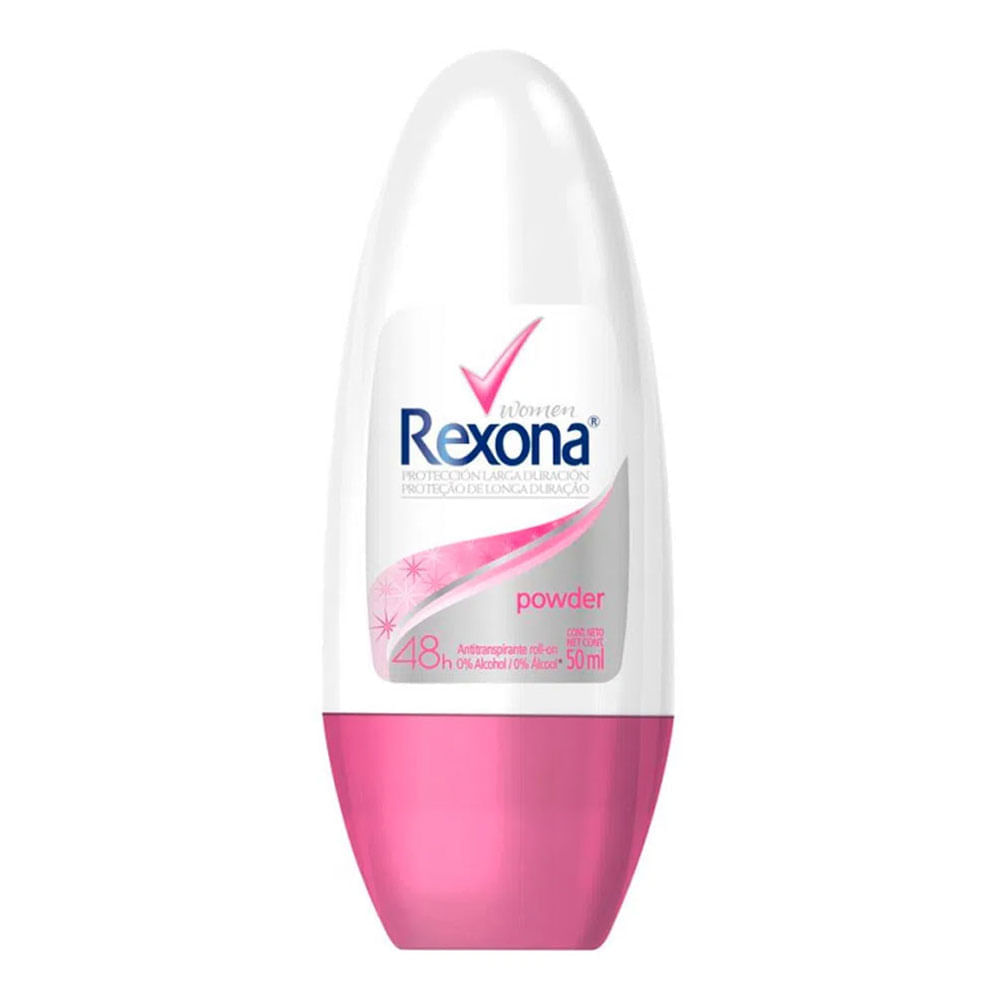 DESOD ROLL-ON REXONA WOMEN POWDER 50ML / UNILEVER