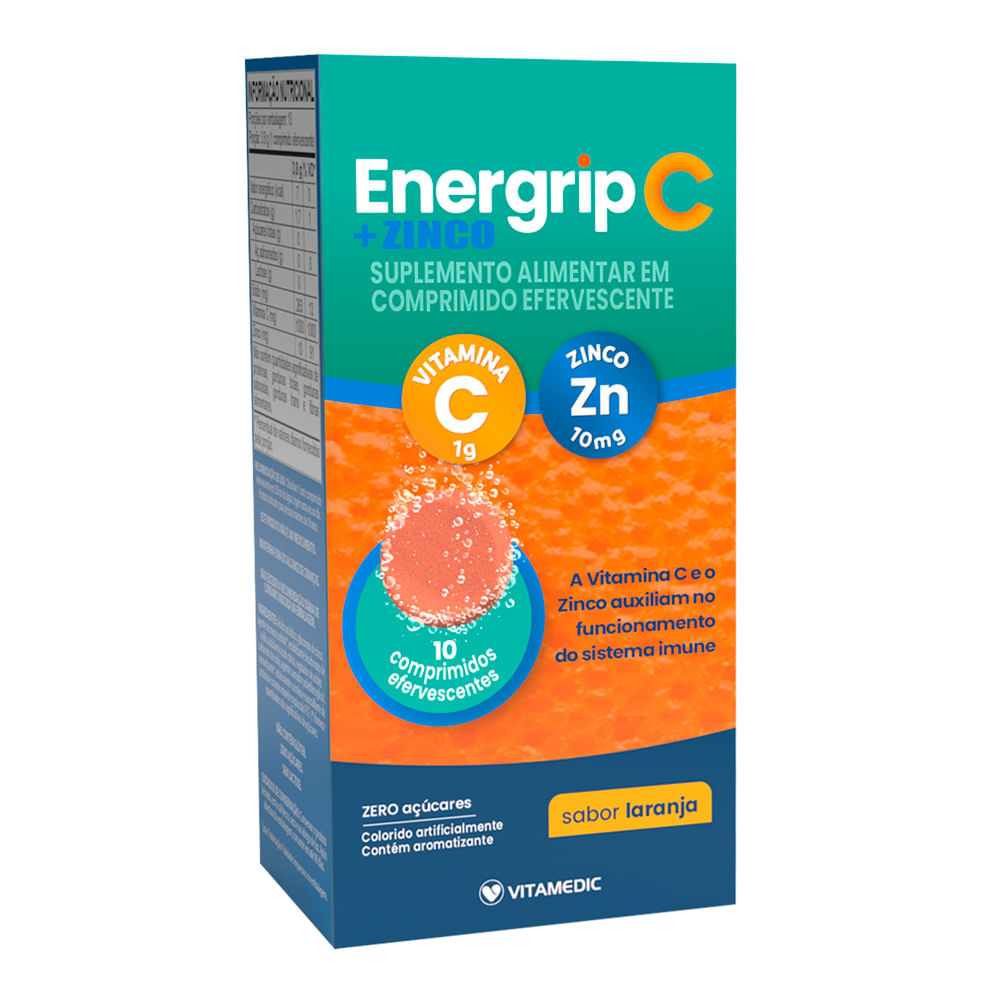 ENERGRIP C+ZINCO 10CPS (VITAMINAS + ASSOC) / VITAM