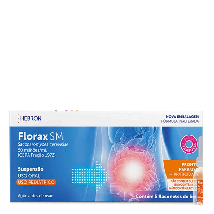 FLORAX SM PED C/5 FLACONETE (OTC)