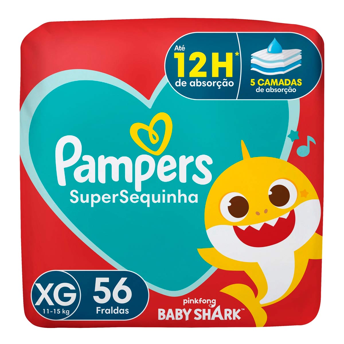 FRD PAMPERS SUPERSEQUINHA XG 56UN