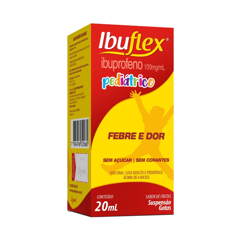 IBUFLEX 100MG GOTAS 20ML LEGRAND