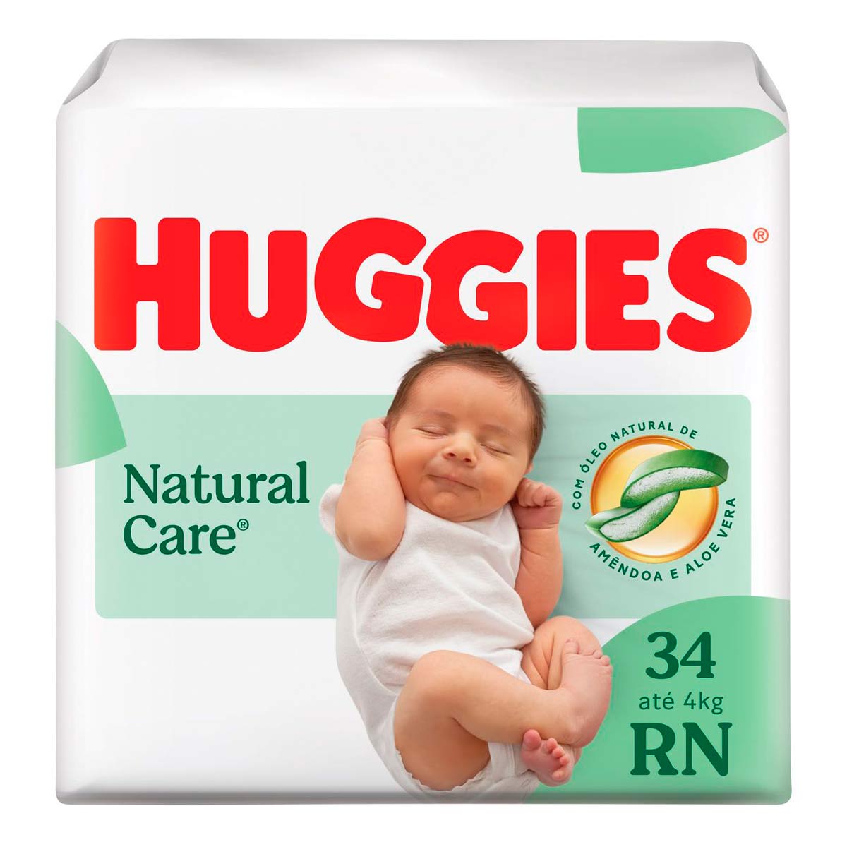 HUGGIES RN 34 FRALDAS