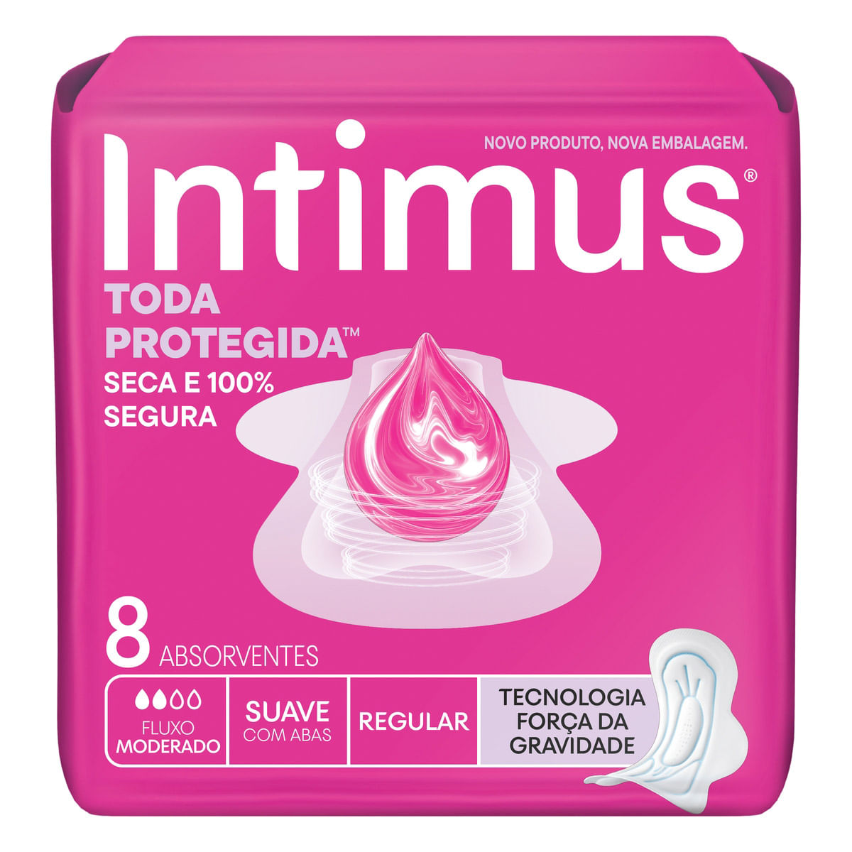 INTIMUS GEL ABS. SUAVE C/ABAS C/ 8