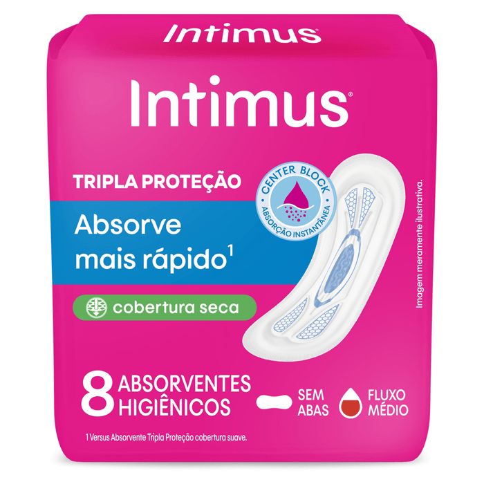 INTIMUS GEL ABS.SECA S/ABAS C/8