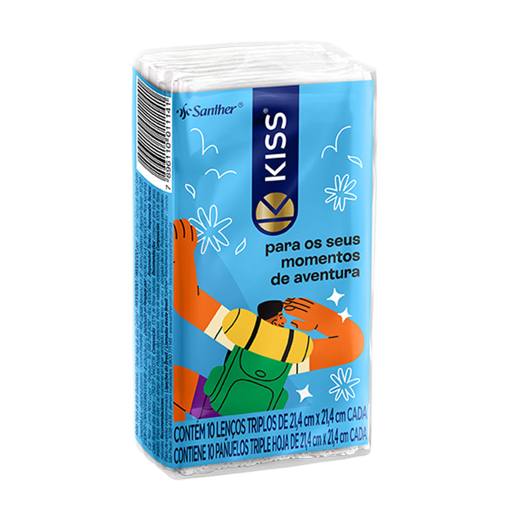 KISS LENCO PAPEL BOLSO C/10