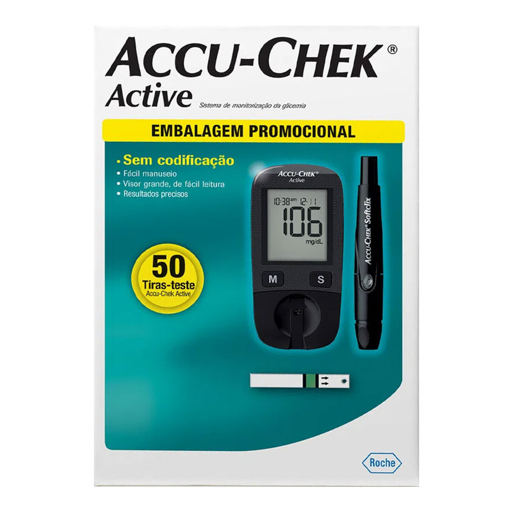 KIT ACCU-CHEK ACTIVE C 50CT
