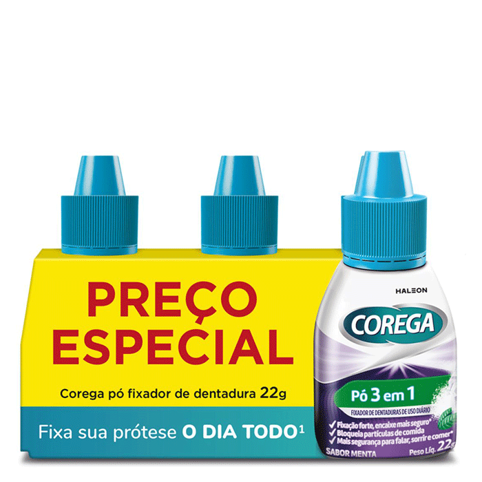 KIT COREGA PO LEVE 3 GANHE 20% DE DESCONTO / GLAXO